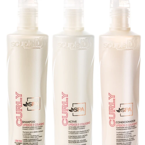 Set Curly (Șampon 300ml + Condiționer 300ml + Activatorul 300ml)